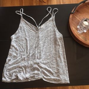 New GAP two strapped flowy striped tank top